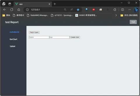 Use a docker file to create a separate site for the frontend and backend