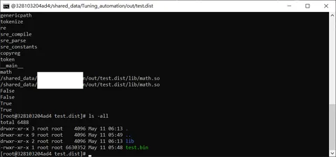 nutika replace dynamic shared library path
