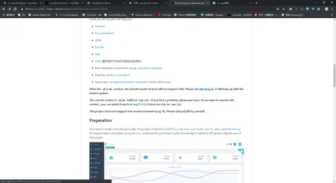 Vue element admin 初步環境搭建和亂玩 (一)