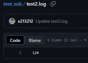 git command