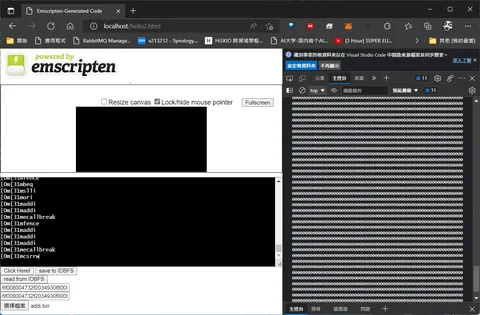 run riscv_emulator in webassembly reload binary file