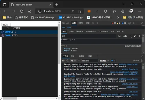 antlr4ts online ide auto-completion example